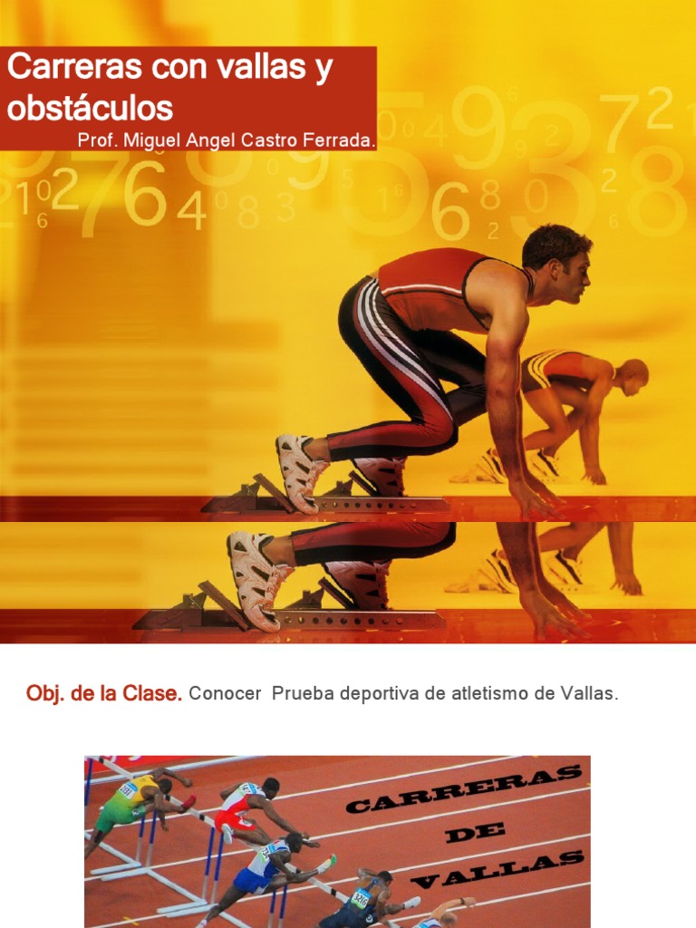 Carreras de Vallas y Obstáculos en Atletismo | PDF | Deporte del ...