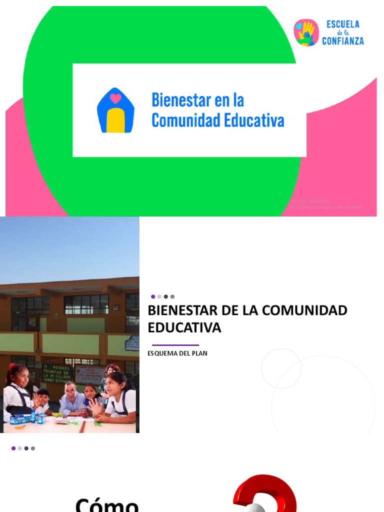 Bienestar en la Comunidad Educativa | PDF | Educación primaria | Bienestar