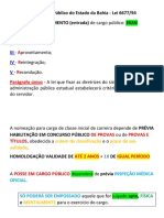 Estatuto Do Servidor Público Do Estado Da Bahia