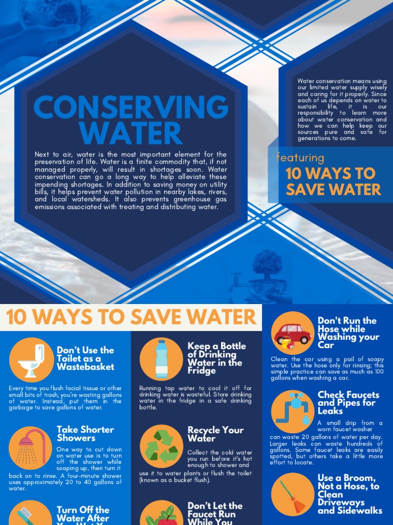 10 Effective Water Conservation Tips | PDF | Water Conservation | Water