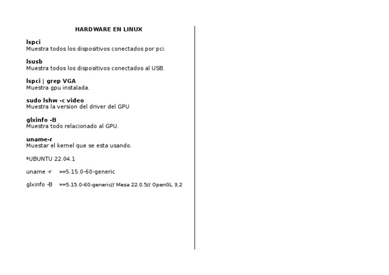 Linux Hardware VGA GPU PDF
