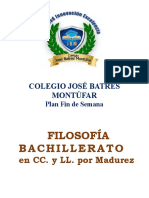 Guía de Bachillerato Por Madurez FILOSOFIA