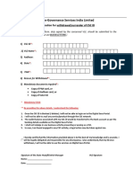 Application For Withdrawal of CSC Id