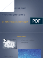 Hyponatremia and Hypomagnesemia