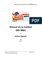 Anexo 1. Estructura Manual de Calidad