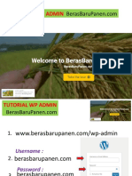 Tutorial Web Berasbarupanen Dotcom Wp-Admin