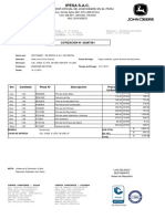 COTIZACIÓN #20287361: Distribuidor Oficial de John Deere en El Peru