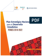 Plan Estratégico Nacional para El Desarrollo Estadístico PENDES 2018-2022