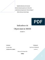 Indicadores de Objetividad de RRHH