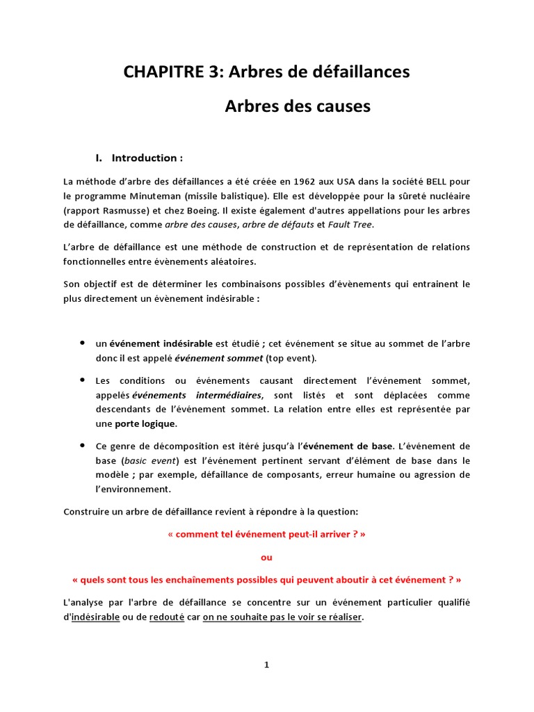 Analyse des arbres de défaillance PDF — free download