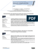 Caracterización de Elementos de Protección Térmica de Materiales Compuestos Mediante Análisis Térmicos