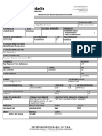 Ficha de Inscrição Do Professor Assistente