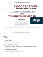 Taxonomy of Space