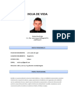 Hoja de Vida Actualizada 2022