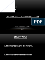 Deveres e valores militares