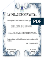 Diplomas de Honor