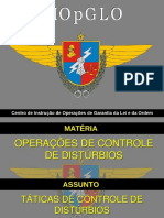 Táticas de Controle de Distúrbios