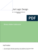 Lecture 04 - Combinational Arithmetic Elements