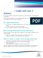 How To Gain Weight With Type 2 Diabetes
