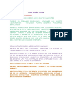 Terapia respiratoria para movilización de secreciones en ambos campos pulmonares