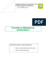 Procédés Et Méthodes de Production 2