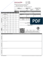 Sistema Educativo Nacional Boleta de Evaluación