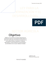 Ley de Organizacion y Desarrollo-Examen de Agrario