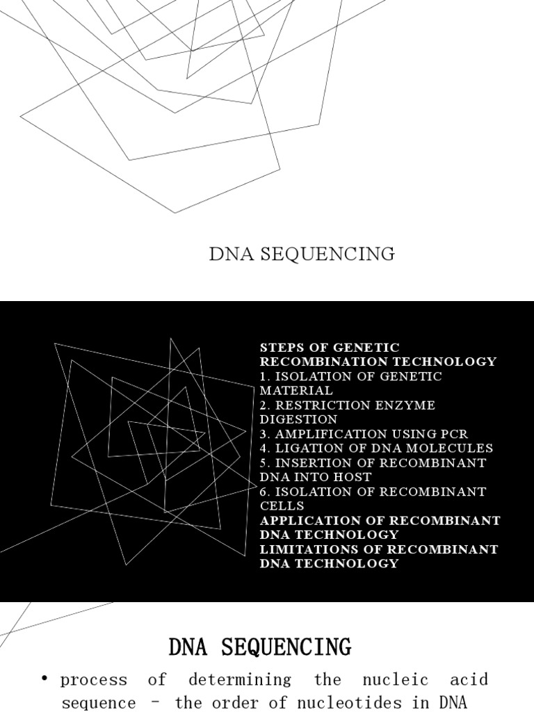 A Comprehensive Overview of Modern DNA Sequencing Techniques and Their