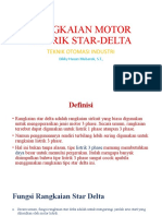 Rangkaian Motor Listrik Star-Delta