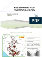 Informe de concesiones mineras en la Región Ayacucho