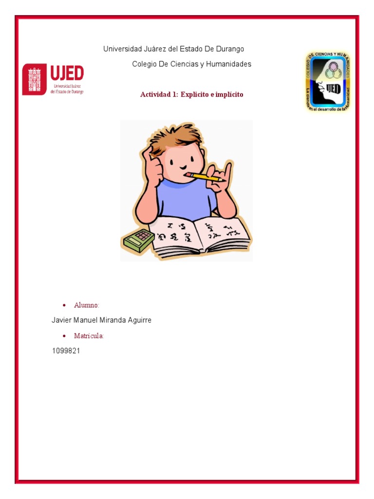 Mensajes Explícitos e Implícitos | PDF