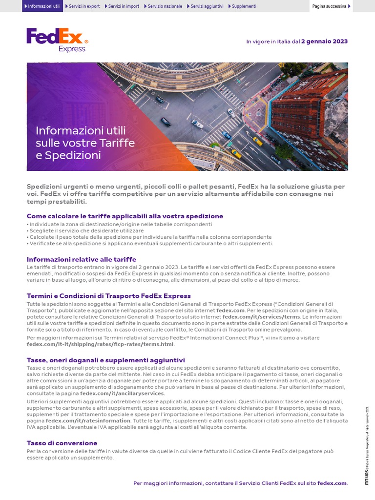 Fedex Rates All en It PDF