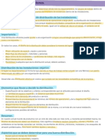 Distribución de Instalaciones.
