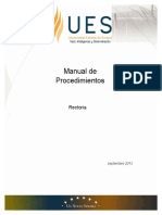 Manual de Procedimientos UES2013