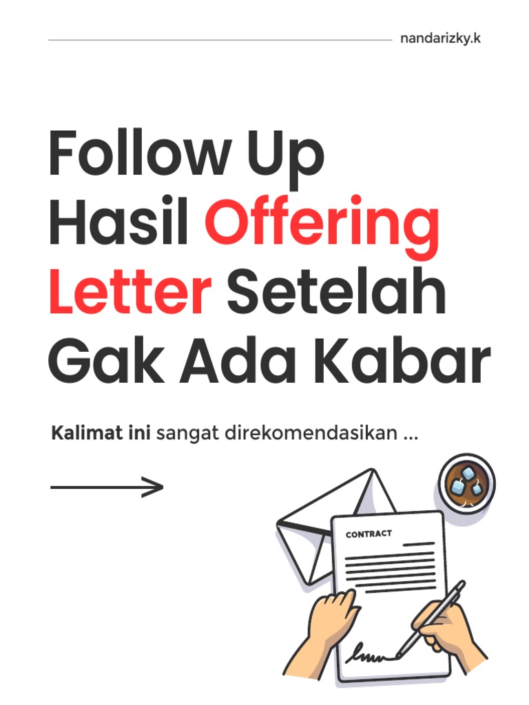Teknik Follow Up Offering Letter | PDF