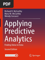 Richard v. McCarthy - Applying Predictive Analytics - Finding Value in Data-Springer (2021)