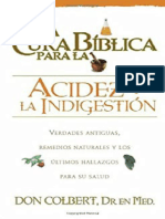 Don Colbert LA CURA BIBLICA PARA LA ACIDEZ Y LA INDIGESTION