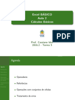 Excel Básico - Operadores e Referências