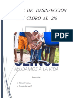 INFORME DEL Cloro