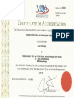 MQA Certificate For BICT