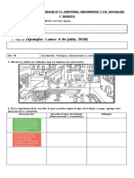 Guía de autoaprendizaje de Historia, Geografía y Cs. Sociales 1° Básico