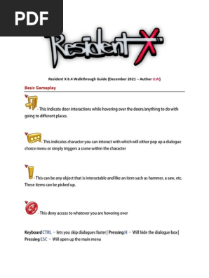 Resident_X_WalkThrough_0.4