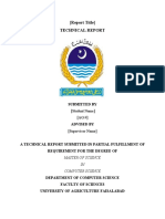 Technical Report on Computer Science