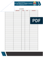 Full Name Addressed Time Date Signature: Log Book