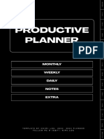 Monthly Planner Overview for Productive Planning