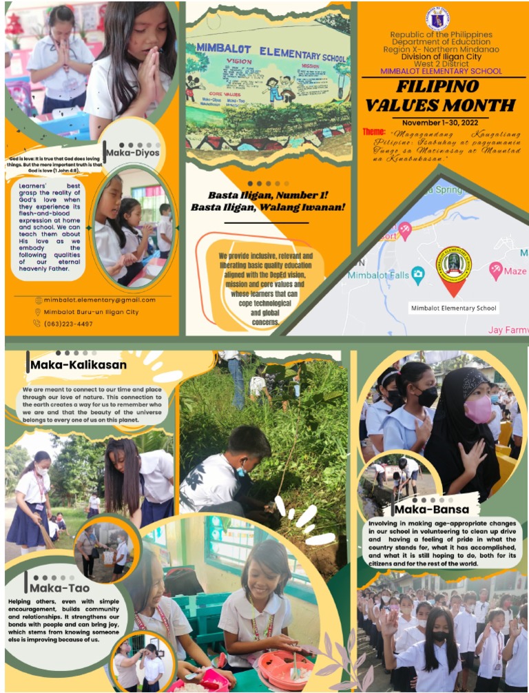 Filipino Values Month Brochure PDF