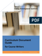 Curriculum Document Guide 0.C