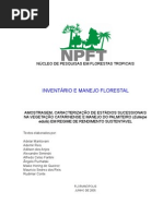 Invent a Rio e Manejo Florestal