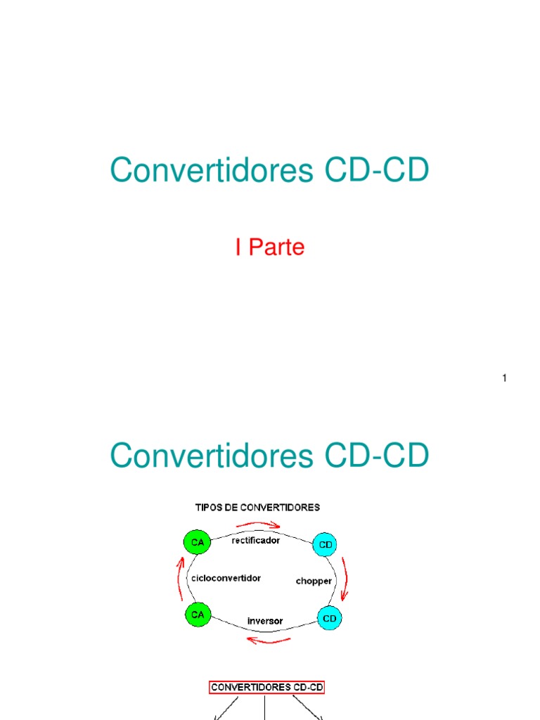 10 Convertidores CD CD 1 | PDF | Transformador | Rectificador
