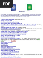 Microsoft Windows XP Repair Guide
